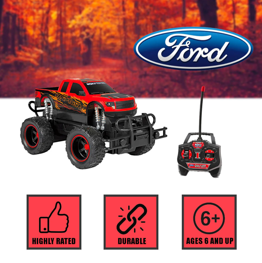 Camião Robusto Ford F-150 SVT Raptor RC - Réplica à Escala 1:24