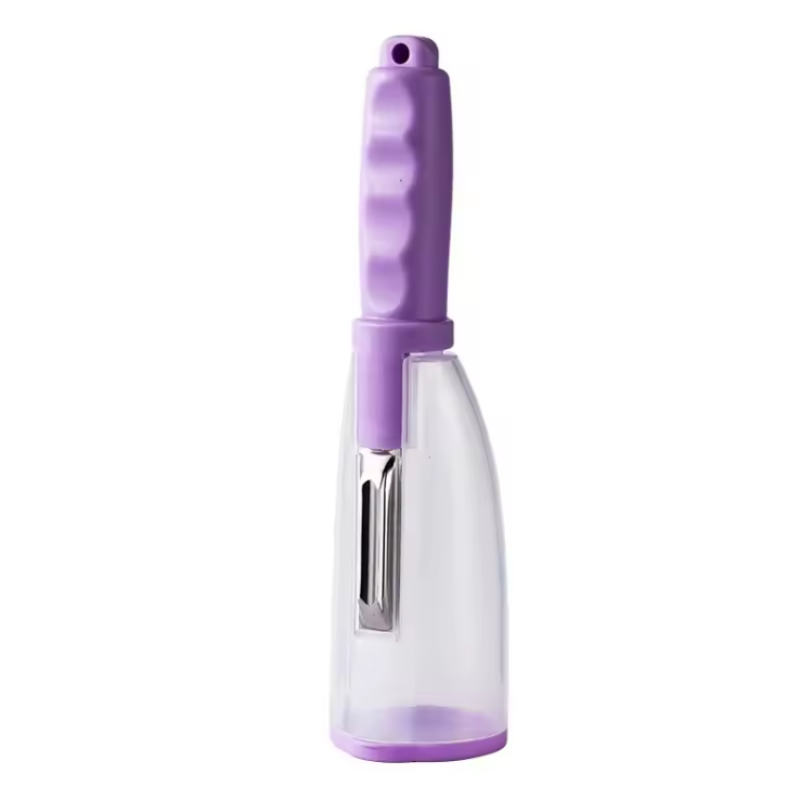 Descascador de Legumes e Frutas com Recipiente para Cascas Integrado