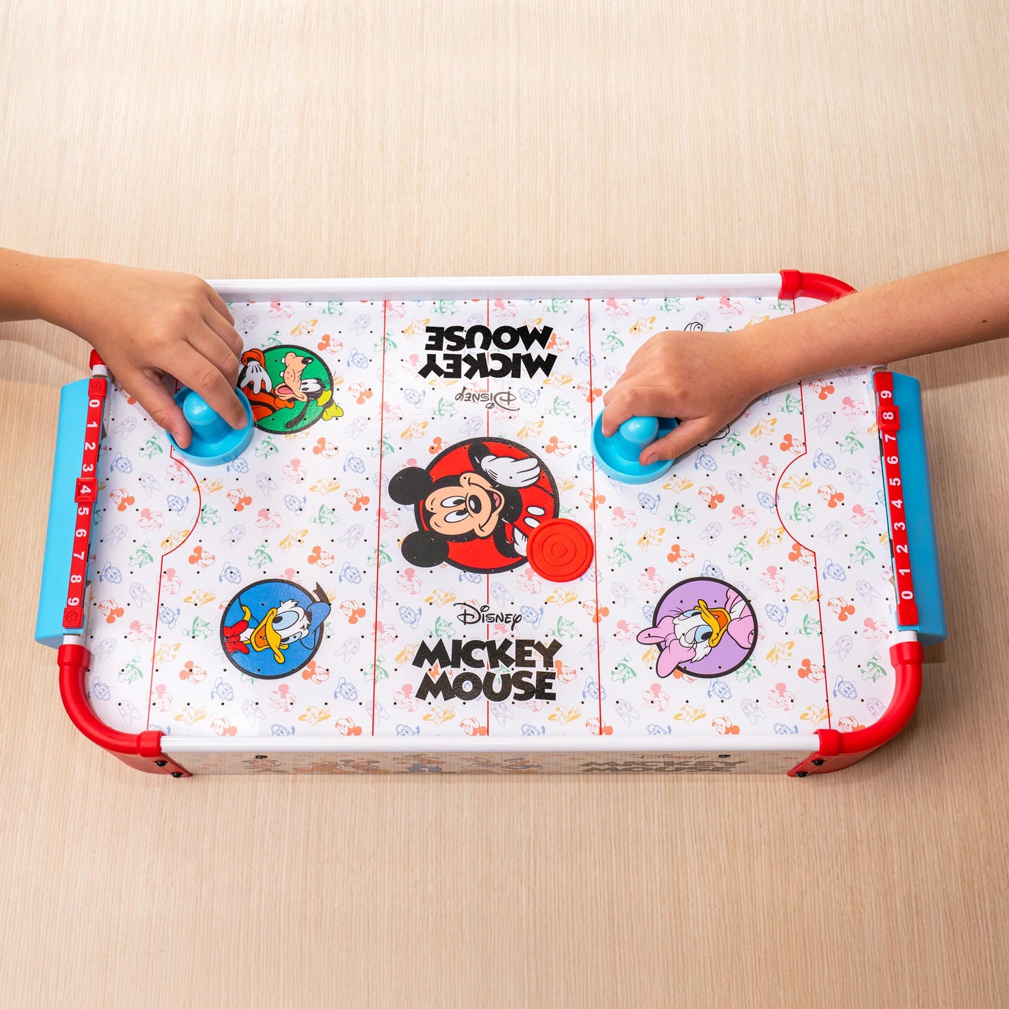 Hóquei de Mesa Eletrónico Mickey Mouse (Madeira)