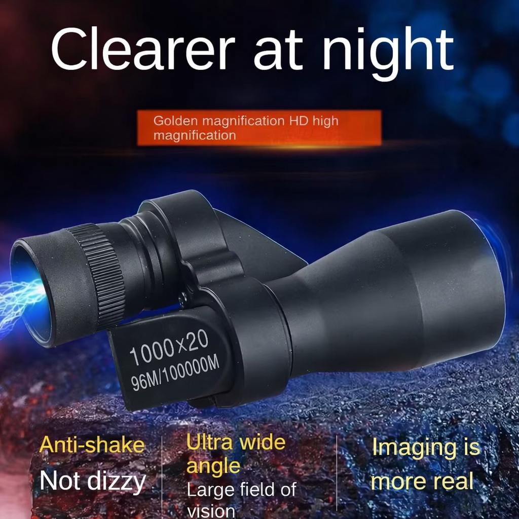 Telescópio Monocular Portátil HD 10-300x40mm – Telescópio de Bolso com Zoom de Alta Potência para Caça, Caminhadas e Pesca