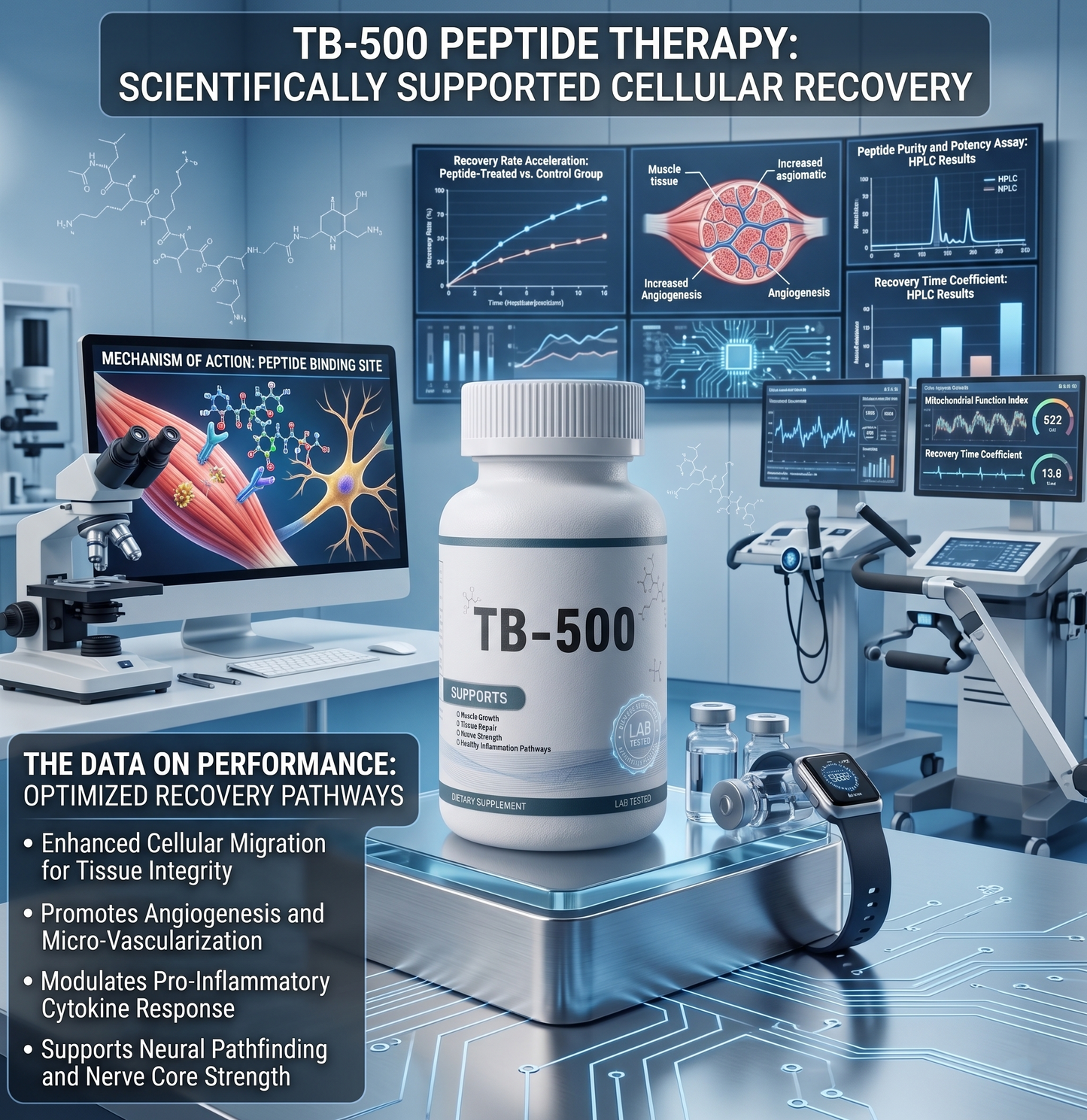 TB-500 Muscle Growth Supplement - Supports Lean Physique & Strength