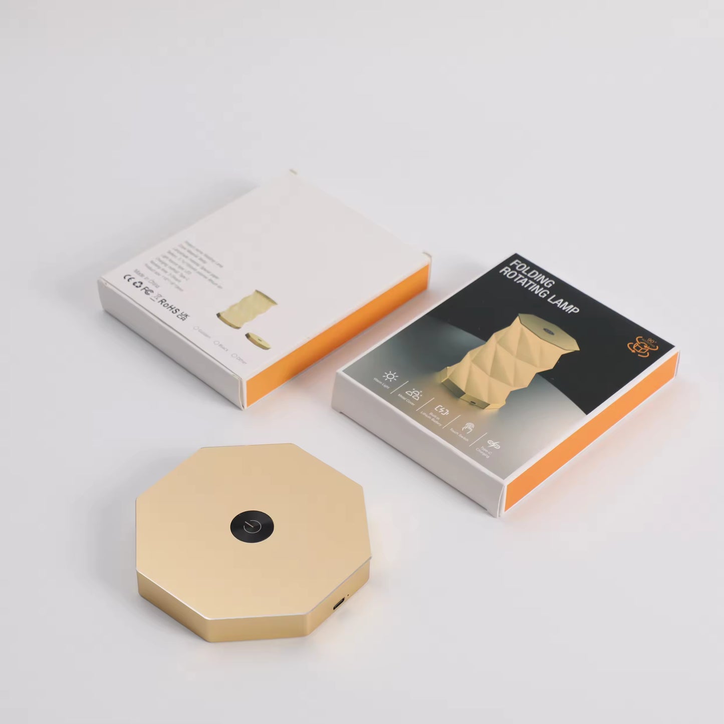Lámpara de papel plegable
