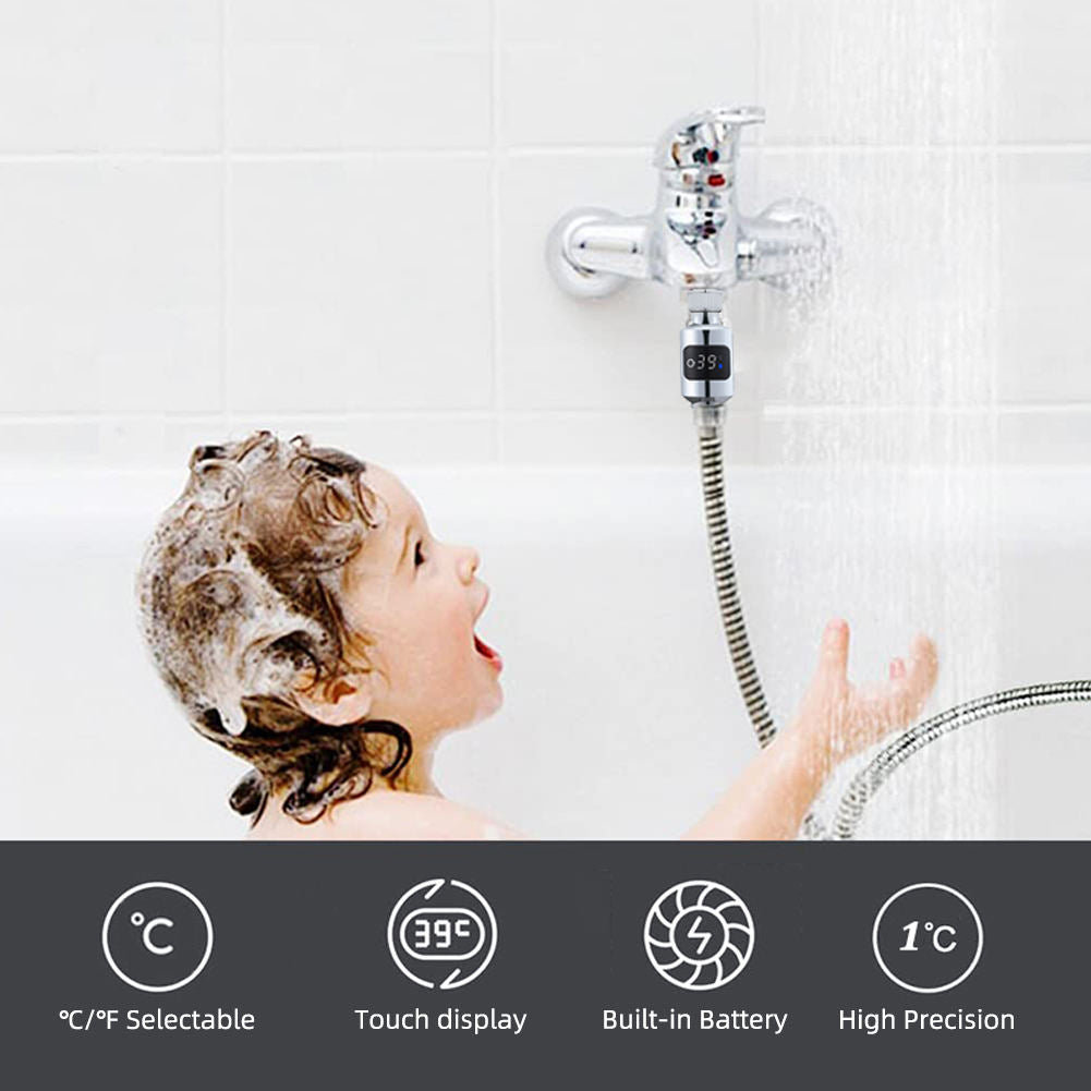 Digital Baby Bath Water Thermometer – Waterproof Floating Room & Bath Sensor – Instant LED Temperature Display for Infant Safety