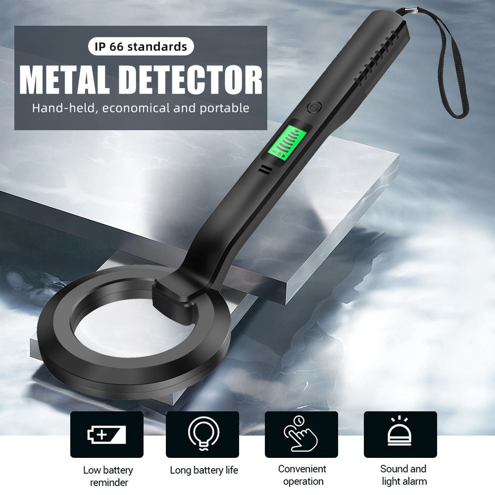 Escáner detector de metales portátil de alta sensibilidad