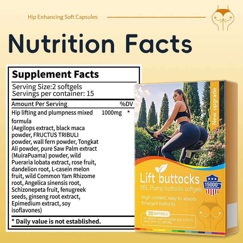 Natural Glute Growth & BBL Enhancement Pills