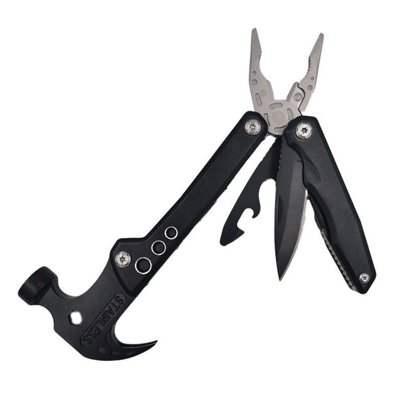 15-in-1 Multi-Tool Hammer & Pliers – Folding Stainless Steel Survival Gear for Camping, Hiking & EDC