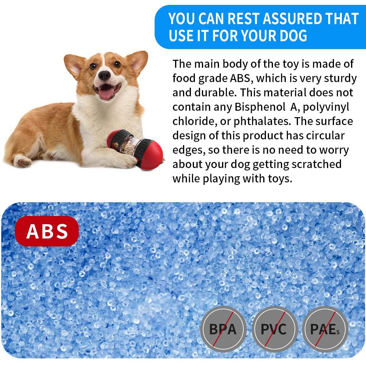 Adjustable Slow-Feed Treat Dispensing Dog Puzzle Ball