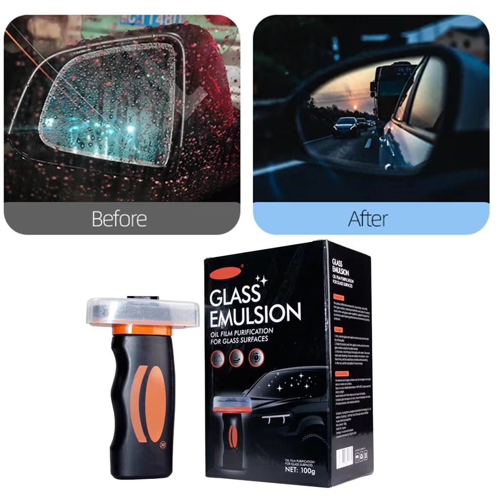 Removedor de Película de Óleo 2-em-1 Ultra Transparente