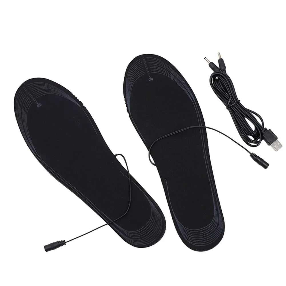 Electric Heated Insoles for Winter Outdoor Activities