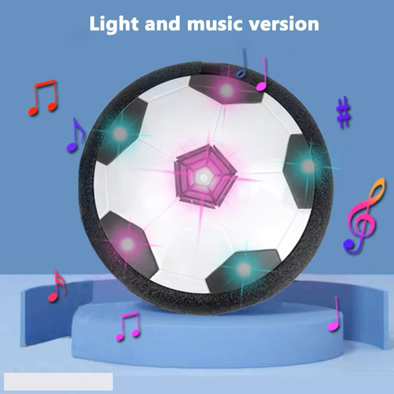 Brinquedo Bola de Futebol Flutuante LED para Crianças – Futebol Aéreo Flutuante para Interior e Exterior com Para-choques de Espuma Protetora – Desporto Interativo Iluminado para Meninos e Meninas
