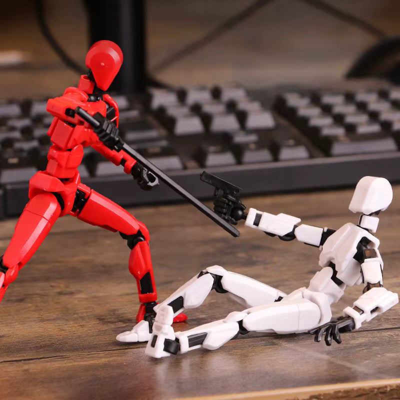 13-Joint Articulated Poseable Dummy Figure – 3D Printed Drawing & Animation Model