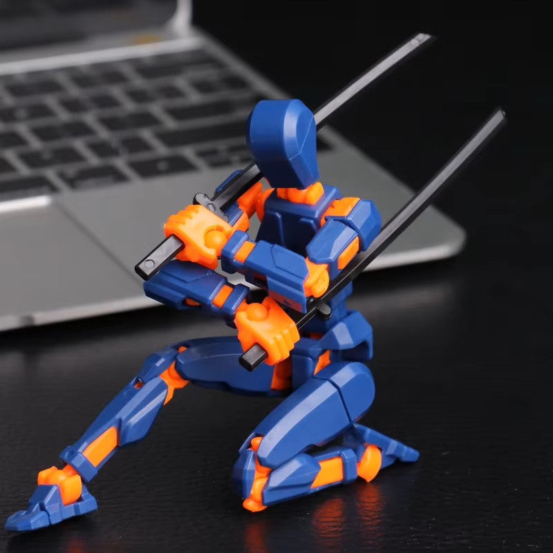 DIY 13-Joint Articulated Action Figure - 3D Printed Posable Dummy
