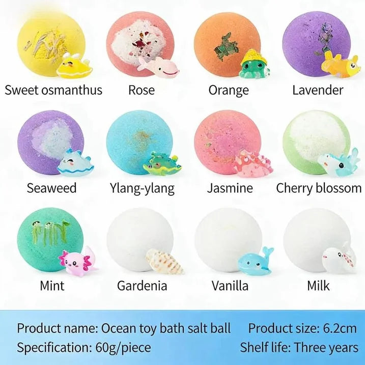 12-Piece Egg Bath Bomb Set