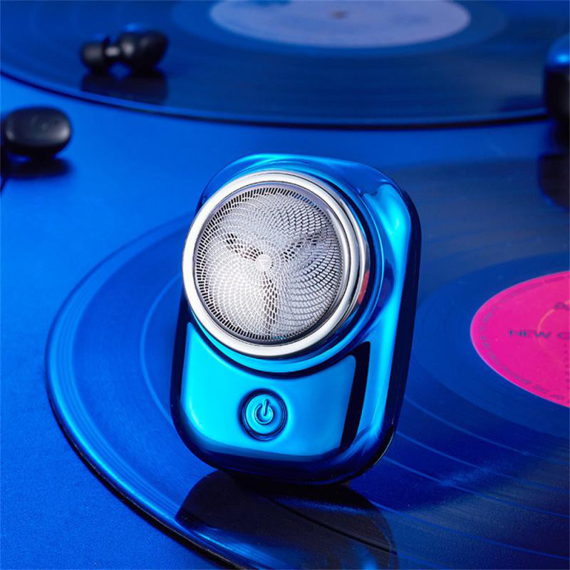 Mini Barbeador Portátil - Portátil, Recarregável por USB, À Prova de Água, para Homens e Mulheres