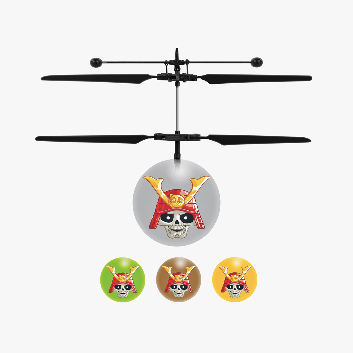 Caja Misteriosa Treasure X Figura Voladora Helicóptero Bola IR OVNI