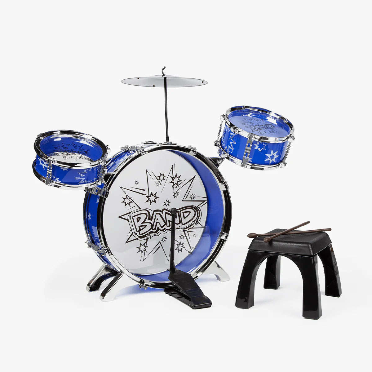 Bateria Big Band Kids – Kit de Bateria Completo para Principiantes