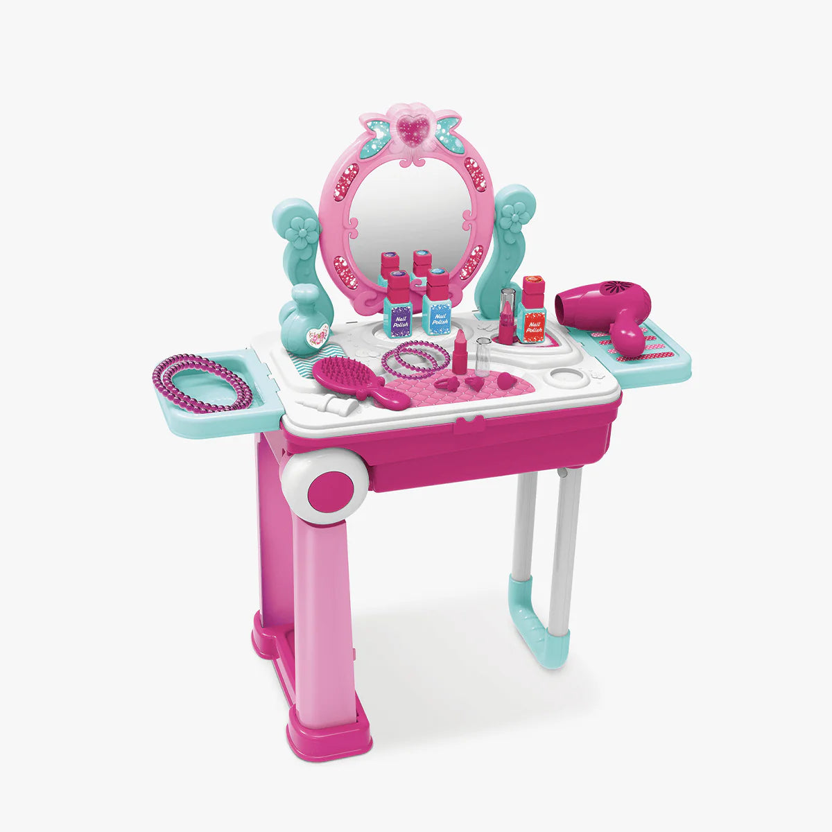 Maleta de Belleza "Pequeña Bella" – Juego de Maquillaje y Estilismo de 24 Piezas para Niñas