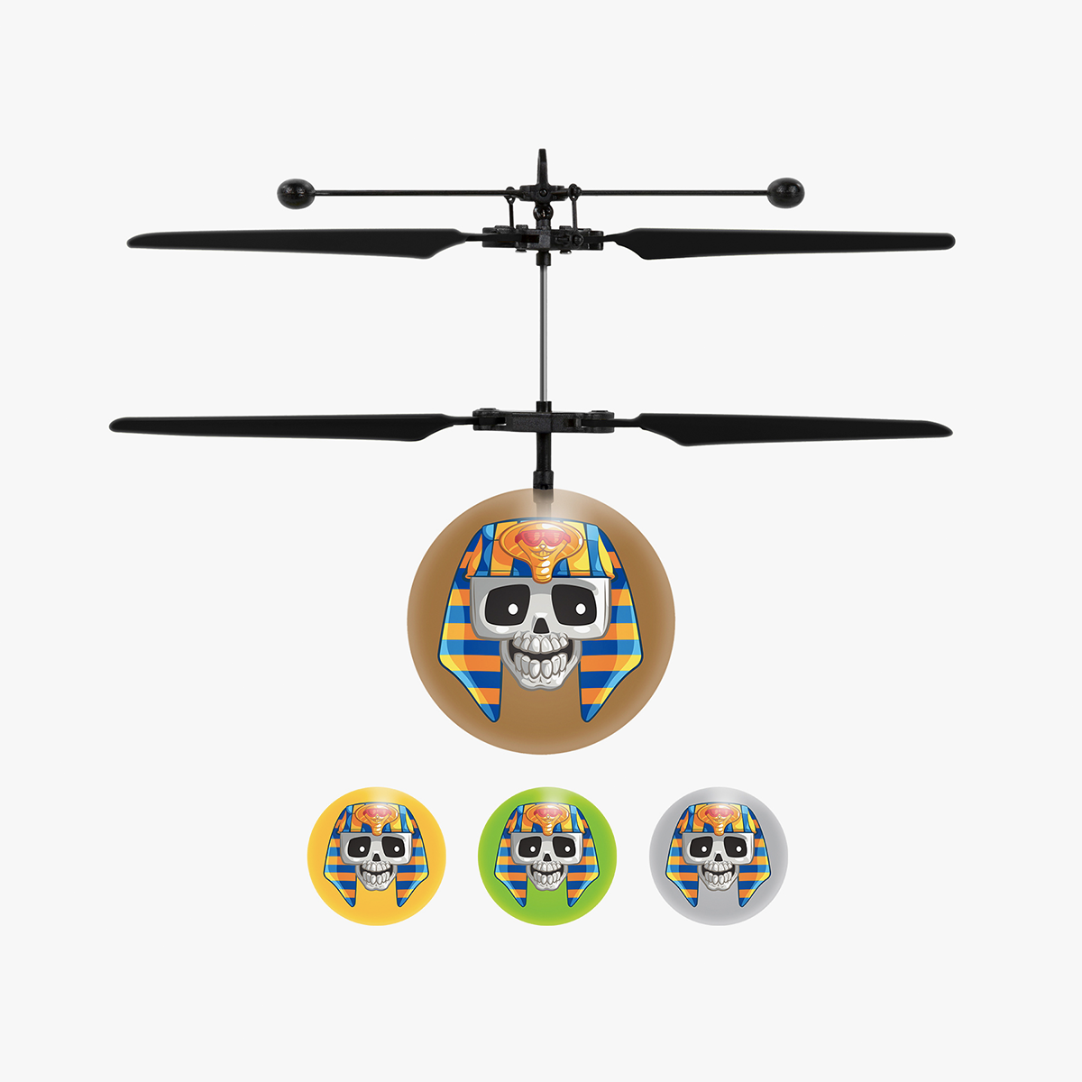 Caja Misteriosa Treasure X Figura Voladora Helicóptero Bola IR OVNI