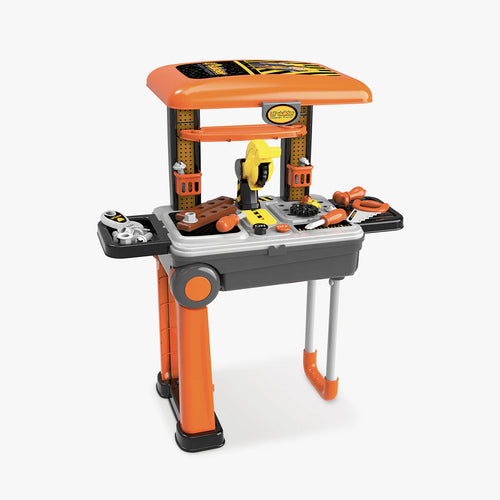 Juego de construcción "Pequeño Constructor" en maleta – Kit de 36 piezas para juego de rol infantil