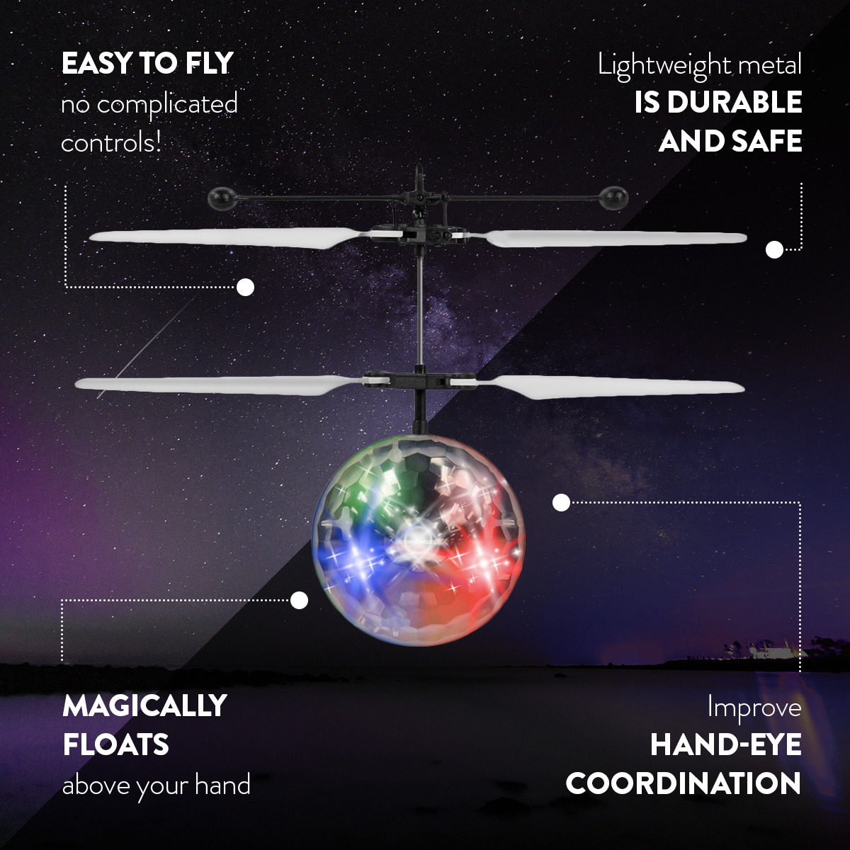 Comet IR UFO Ball Helicopter