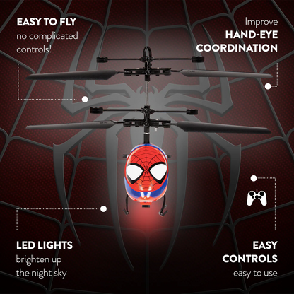 [Marvel] Spider-Man Helicóptero a control remoto de 2 canales