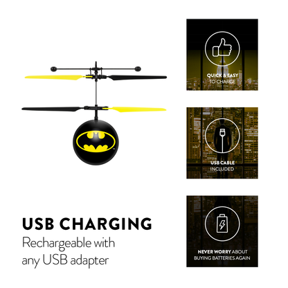 Helicóptero OVNI Bola DC Justice League Batman com infravermelhos