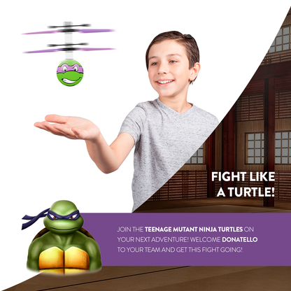 Helicóptero Bola OVNI IR Donatello TMNT da Nickelodeon