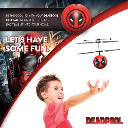 Marvel X-Men Deadpool Helicóptero IR UFO Ball