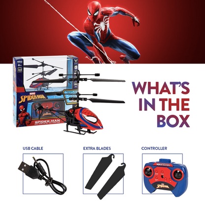 [Marvel] Spider-Man Helicóptero a control remoto de 2 canales