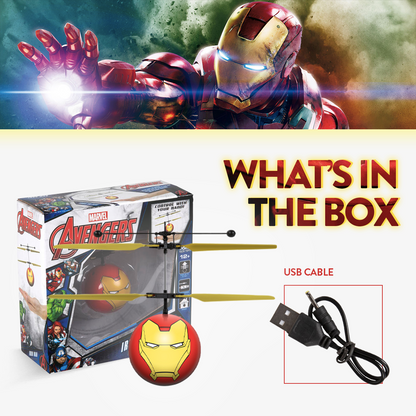 Marvel Avengers Iron Man IR Bola Voadora Helicóptero
