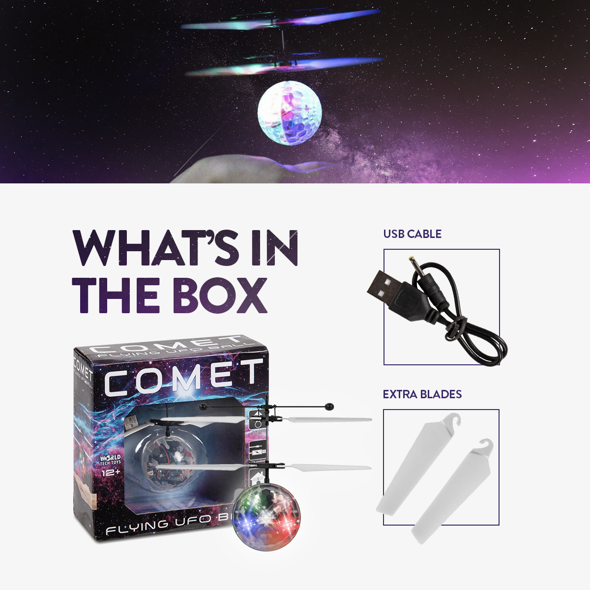 Comet IR UFO Ball Helicopter