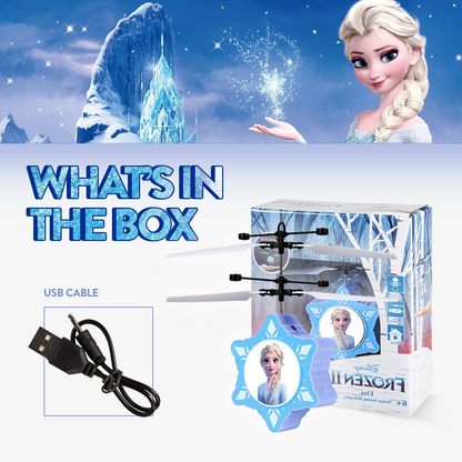 Helicóptero UFO de Disney Frozen Elsa con sensor de movimiento IR