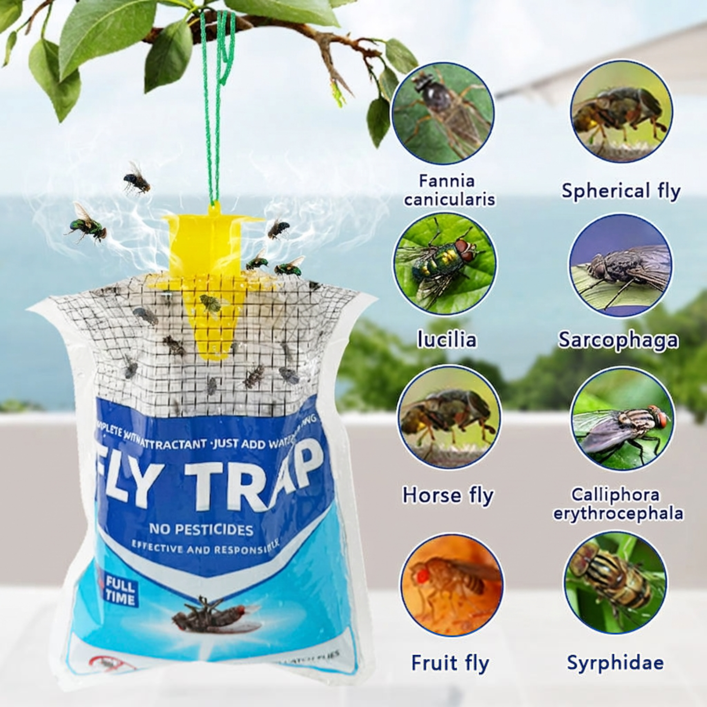 Outdoor Fly Trap Bag