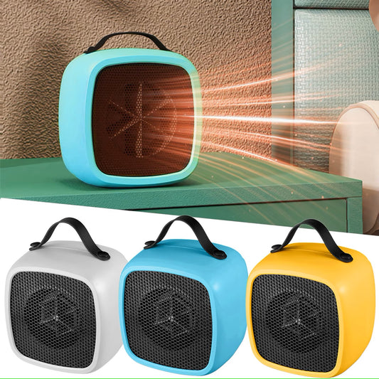 Portable Mini Desktop Heater - Ceramic Fast Heating Warmer Fan -  Electric Heater for Indoor Office & Desktop Use
