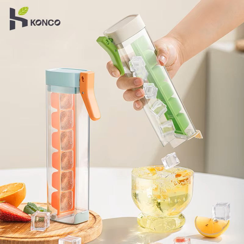 Máquina de Bolas de Gelo Criativa - Molde para Cubos de Gelo - Bandeja de Gelo Esférica Grande de Silicone - Sem BPA e à Prova de Fugas
