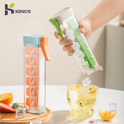 Máquina de Bolas de Gelo Criativa - Molde para Cubos de Gelo - Bandeja de Gelo Esférica Grande de Silicone - Sem BPA e à Prova de Fugas