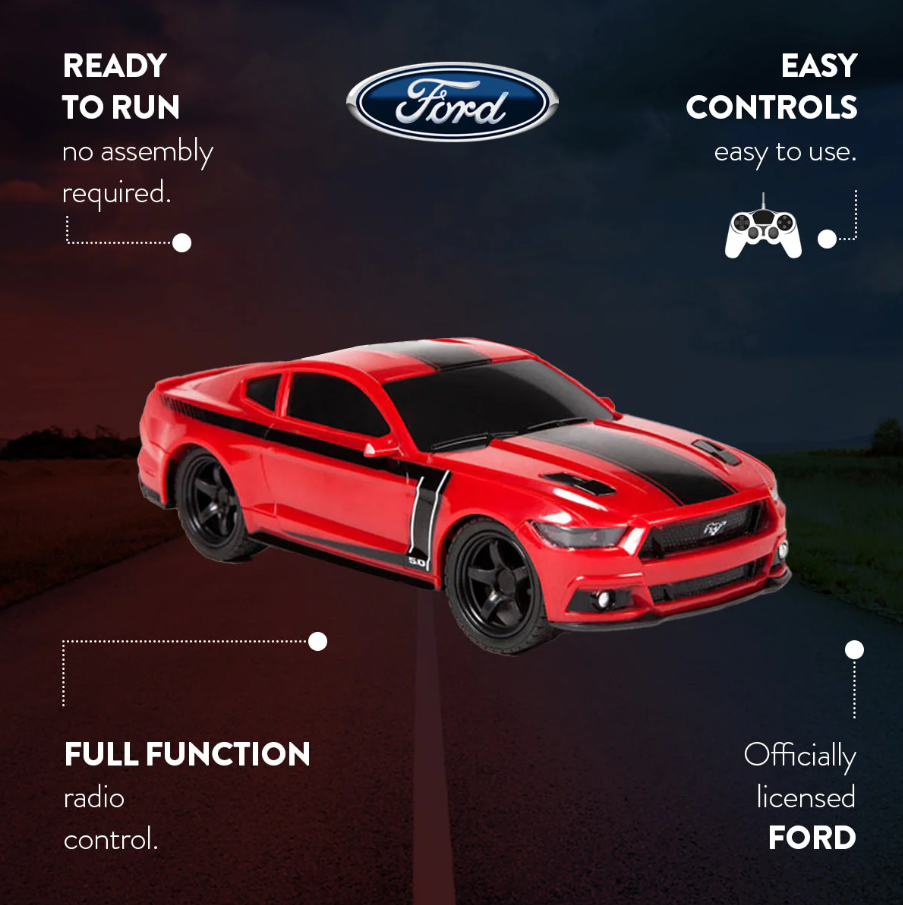 Ford Mustang RC American Muscle Car – Réplica à Escala 1:24