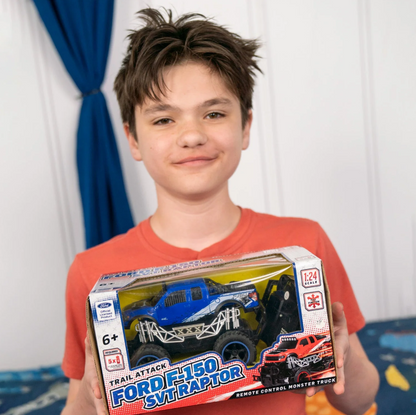 Camioneta RC todoterreno Ford F-150 SVT Raptor - Réplica a escala 1:24