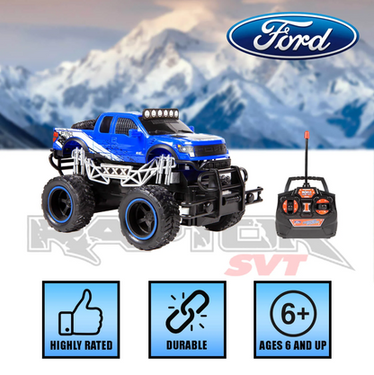 Camioneta RC todoterreno Ford F-150 SVT Raptor - Réplica a escala 1:24