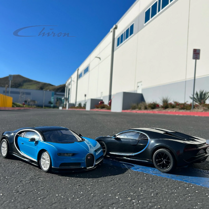 Coche deportivo de lujo Bugatti Chiron RC - Réplica a escala 1:14