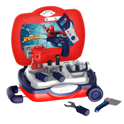 [Marvel] Spider-Man Handyman Luggage – 17 Piece Tool Kit