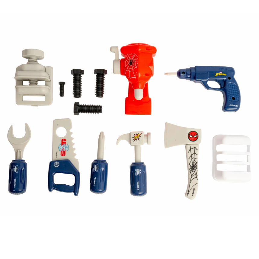 [Marvel] Spider-Man Handyman Luggage – 17 Piece Tool Kit