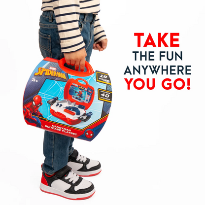 [Marvel] Spider-Man Handyman Suitcase – 19 Piece Tool Kit
