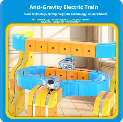 Pista Magnética Antigravedad – Kit de Construcción Ferroviaria Eléctrica STEM para Niños