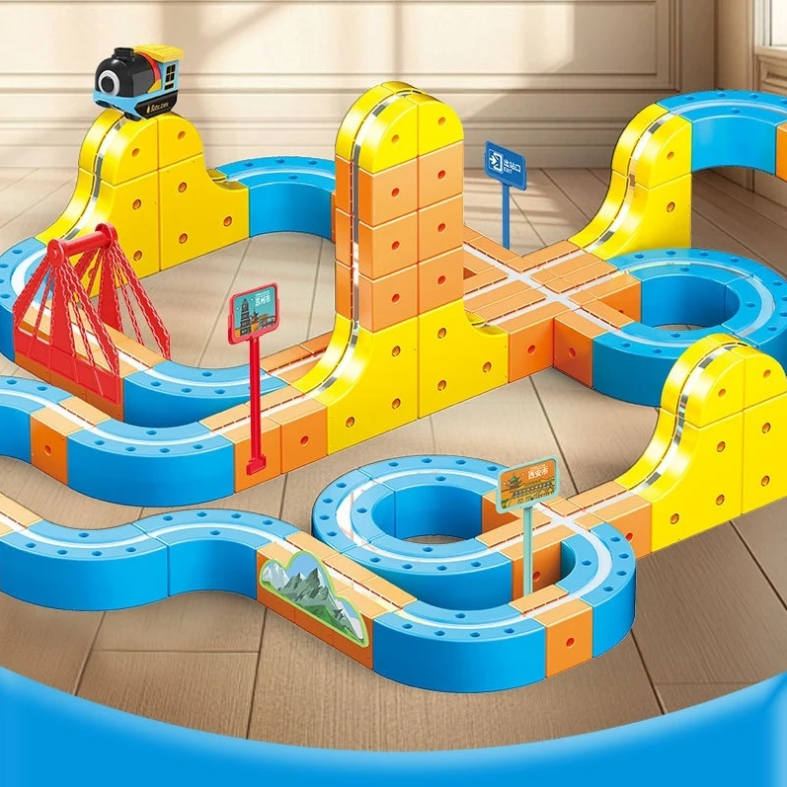 Pista Magnética Antigravedad – Kit de Construcción Ferroviaria Eléctrica STEM para Niños