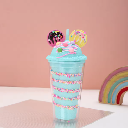 Copo Isotérmico para Parfait de Gelado – Copo Isolado com Palhinha