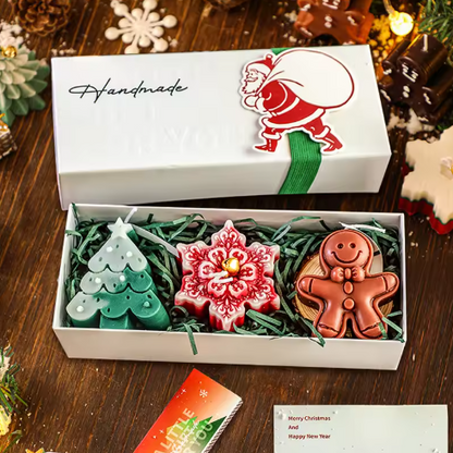 Velas Artesanais de Natal Perfumadas – Decoração de Natal para Casa