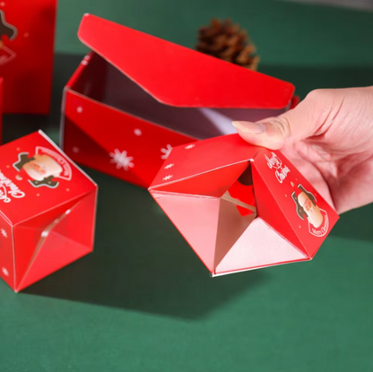 Caja de regalo sorpresa de Navidad con efecto "pop-up"
