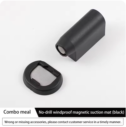Batente de Porta Magnético com Retentor de Chão (Sem Furos, À Prova de Vento, Anticolisão)