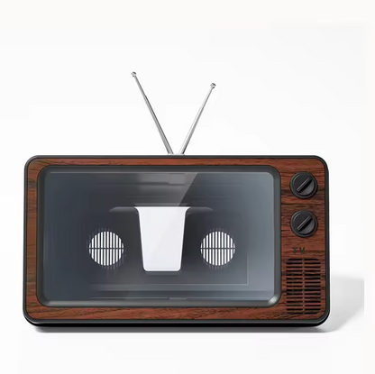 Amplificador de Ecrã e Vídeo Estilo TV Retro de 12 Polegadas para Telemóvel